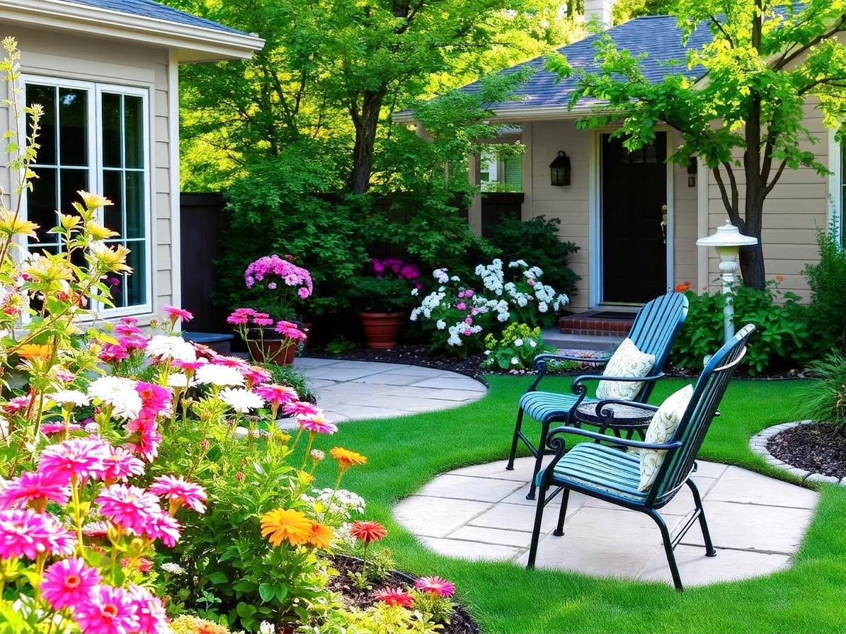 Garden patio